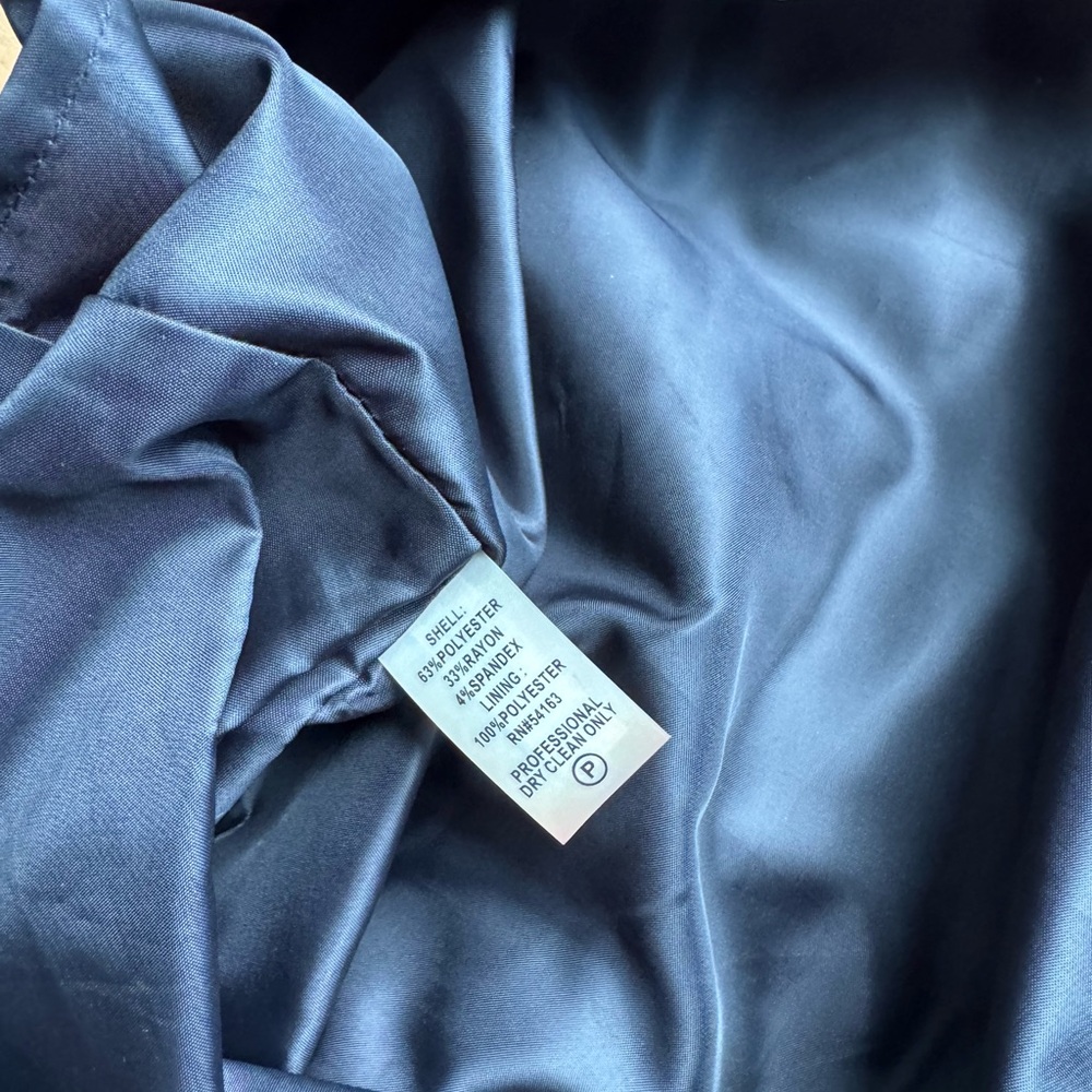 Calvin Klein Black Midi Dress 6P - Picture 4 of 4